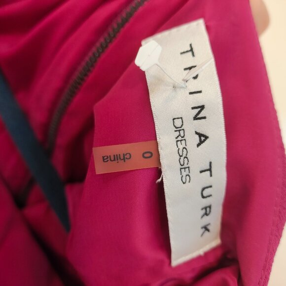 Trina Turk Bryce Dress in loganberry - Picture 4 of 4